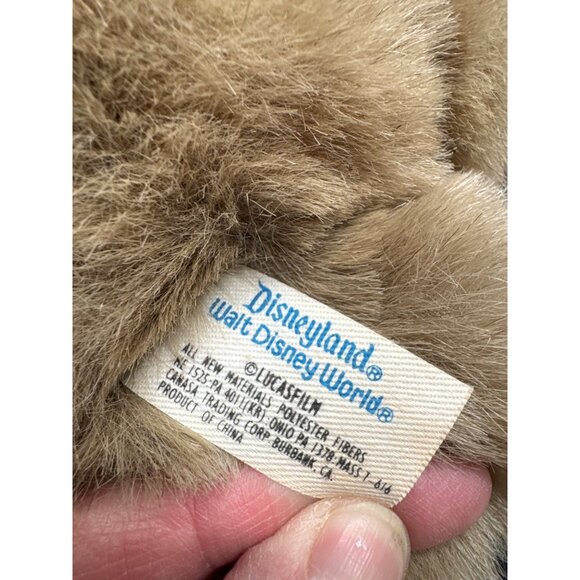 Vintage 1991 Mouseketoys Ewok Plush Teddy Bear Stuffed Animal With Green Cape 11 - Picture 8 of 10